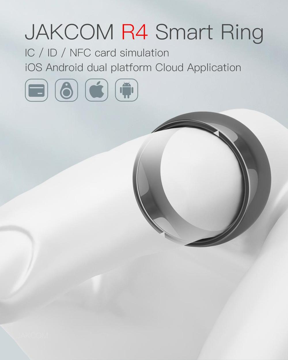 Smart Ring Nfc Pay - Jakcom-スマートリングR4,NFC, ID, IC,スマートセキュリティ,アクセス制御アクセサリ,Android,iOS