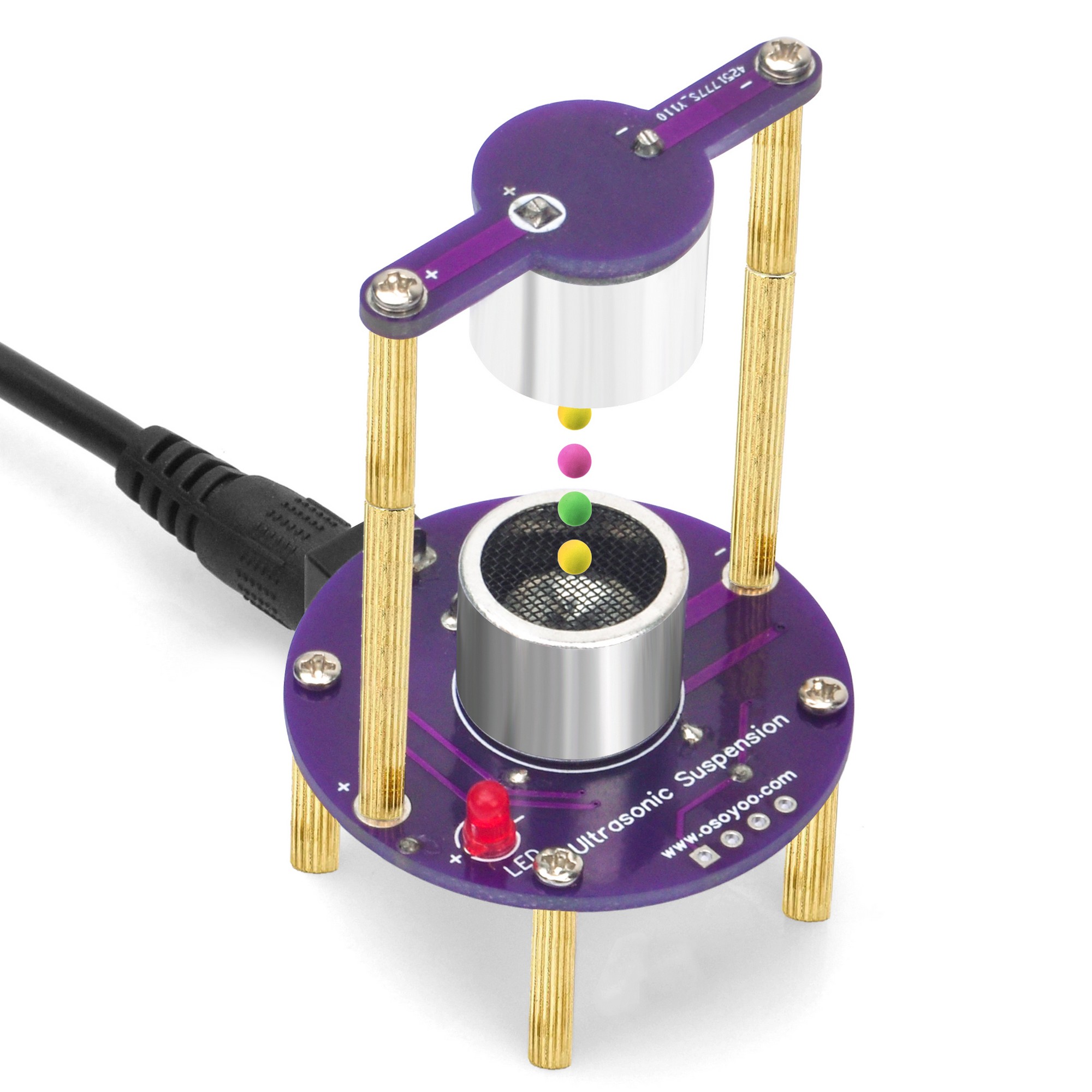 Muscle Sensor Emg - OSOYOO DIY はんだ付け練習キット – USB電源で動作する、事前にはんだ付けされたチップを使用した超音波浮遊電子プロジェクト