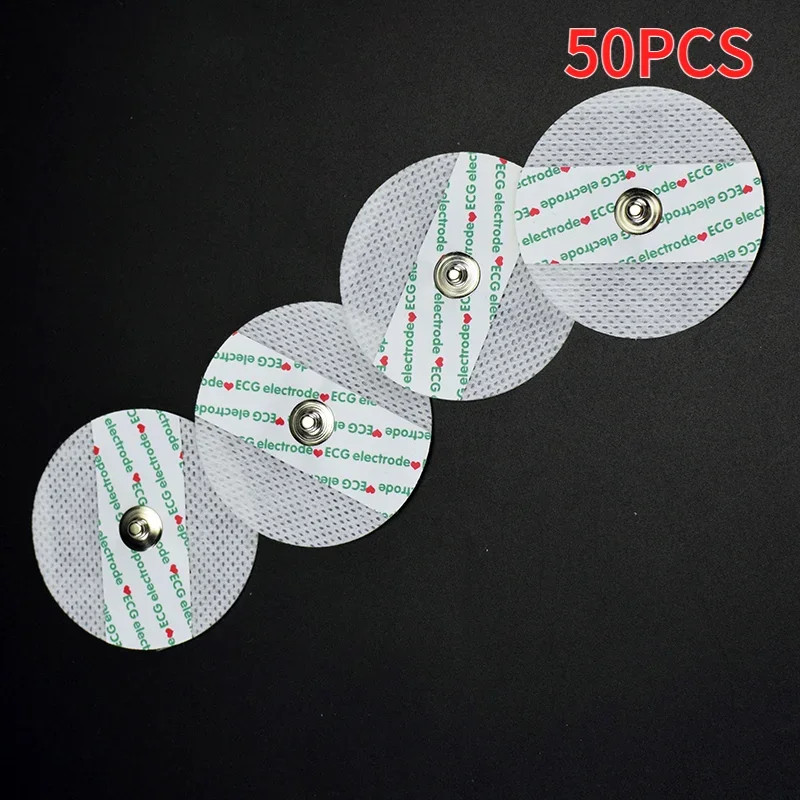 Ecg Patch Monitor - 50 個不織布 ECG 電極パッド ECG 電極医療用使い捨て電極パッチ