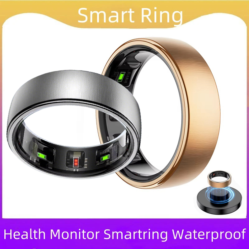 Temperature Ring Skin - R10 充電ケーススマートリング男性女性皮膚温度健康睡眠モニタースマートリングスポーツフィットネストラッカー Andriod IOS 用