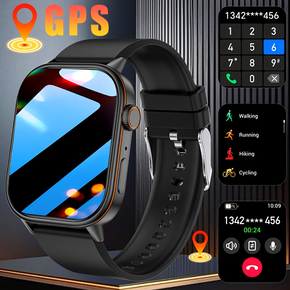 Fall Detection Watch - 2025年 GPS測位 スマートウォッチ 軽量 おしゃれ スポーツコンパス