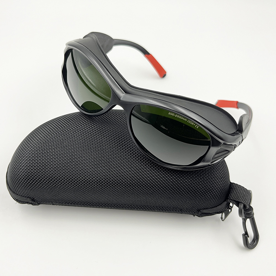 Light Therapy Glasses - IPLレーザー脱毛用メガネ 赤色光療法レーザー美容施術者用保護メガネ IPL 200-2000nm