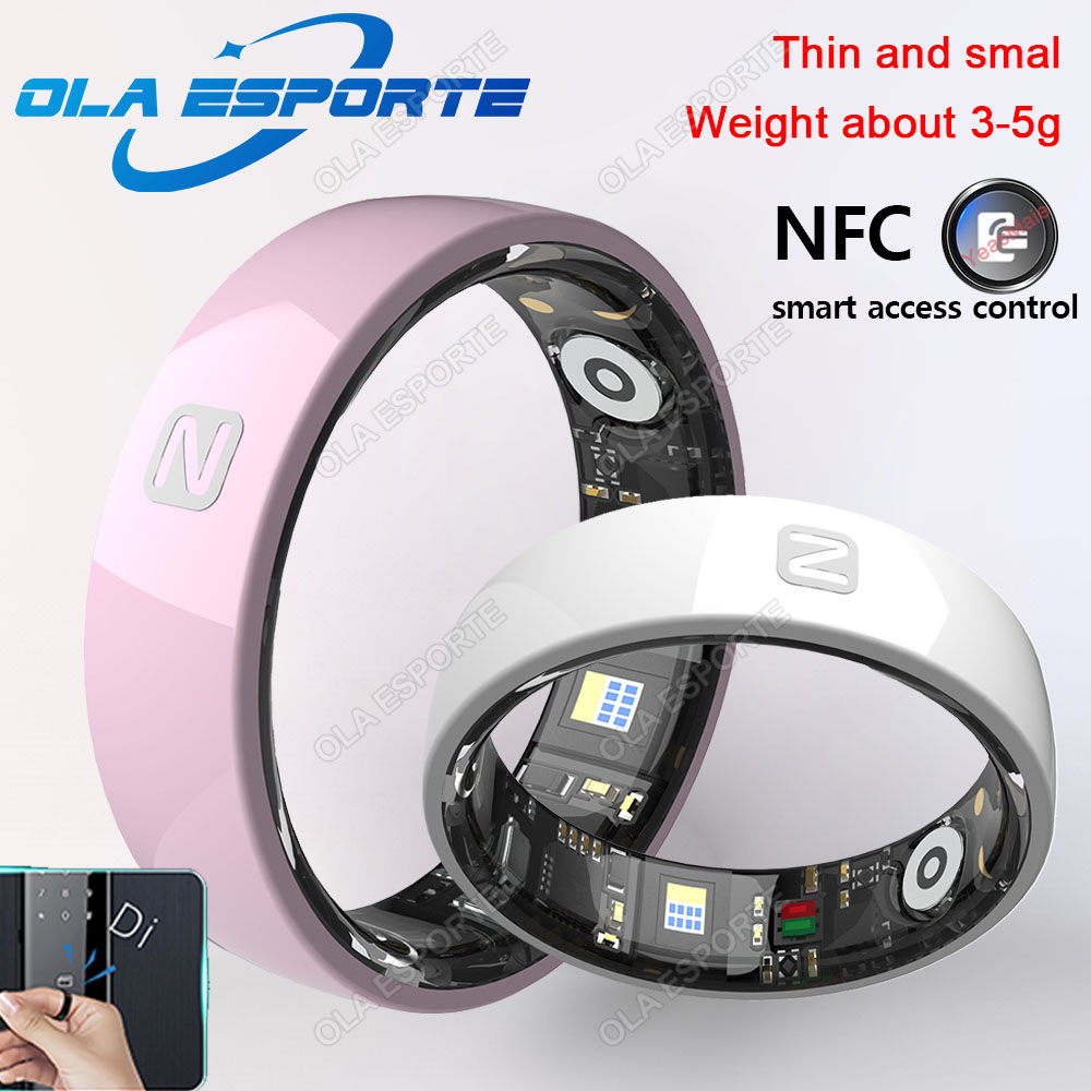 Smart Ring Nfc Pay - NFC アクセス制御スマートリング多機能 5 ATM 防水セラミック心拍数血中酸素モニタリング男性女性 Smartring