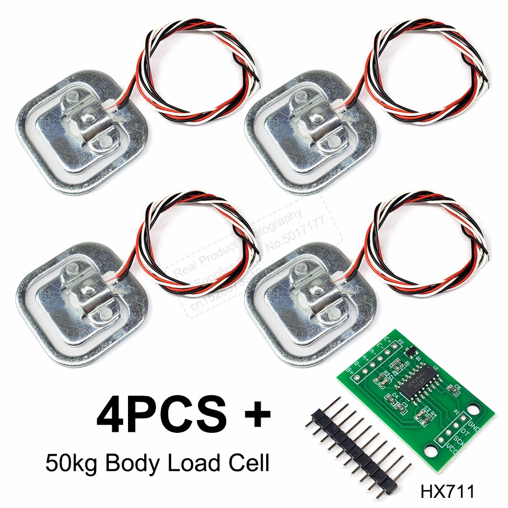 Muscle Sensor Emg - 4 個 50 キロヒューマンスケールロードセル重量センサー + HX711