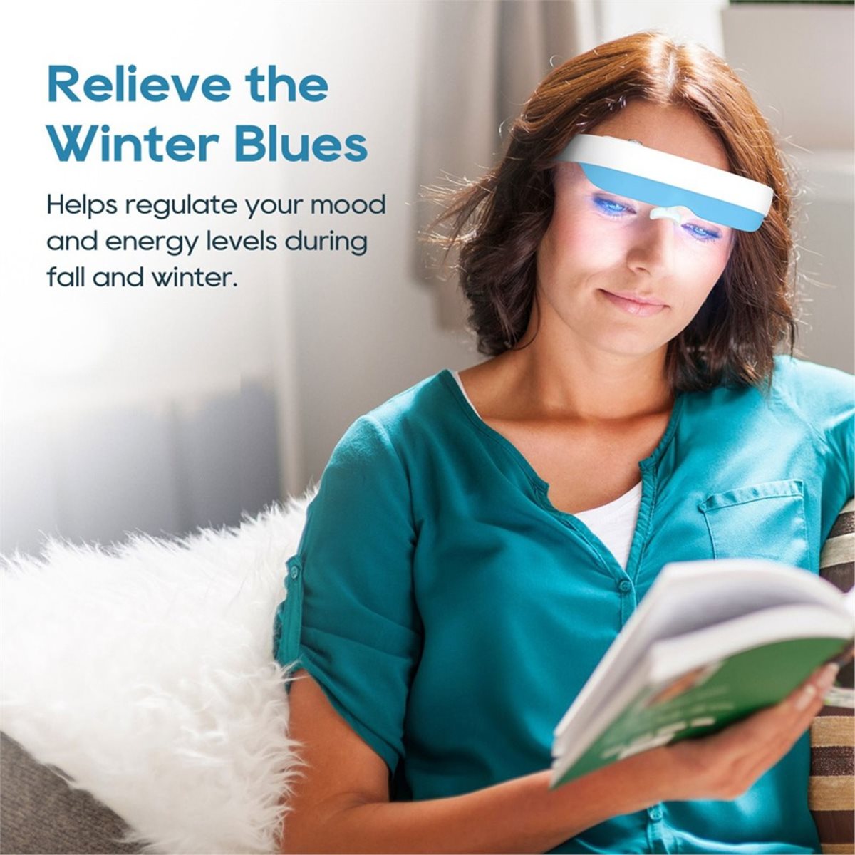 DT75BG 光療法メガネ ウェアラブル光療法ランプ 白色光 - Light Therapy Glasses のレビューと価格