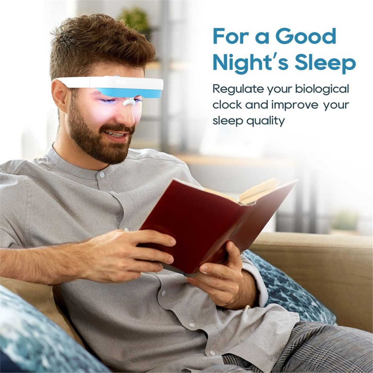DT75BG 光療法メガネ ウェアラブル光療法ランプ 白色光 - Light Therapy Glasses のレビューと価格