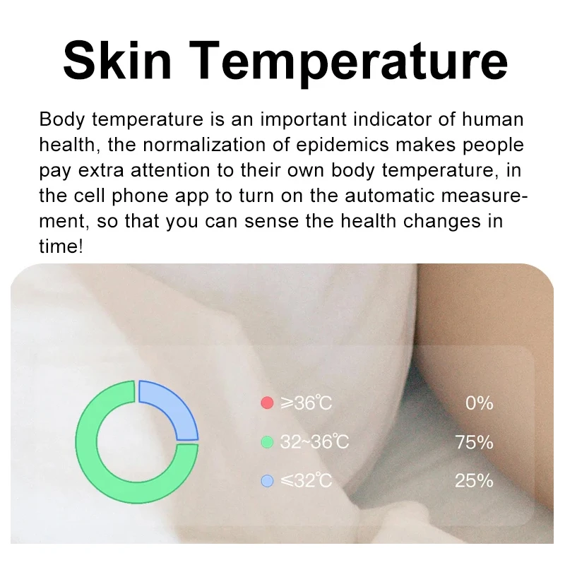 スマートリング、皮膚温度測定用充電ケース付き、メッセージコー - Temperature Ring Skin のレビューと価格