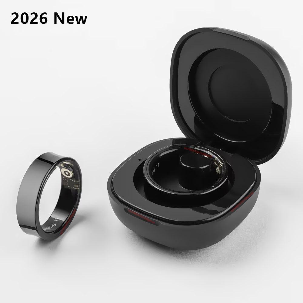 2026年新型R09スマートリング、充電ケース付き、男女兼用 - Temperature Ring Skin のレビューと価格