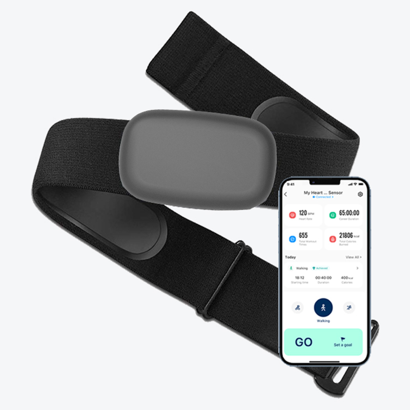 Fitcent5.3khz胸部心拍数モニターストラップ、ブル - Breath Rate Monitor のレビューと価格