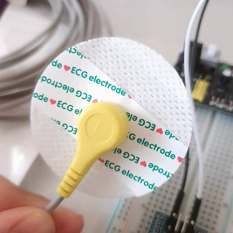 50 個/1 バッグ ECG EKG 電極パッチ不織布ボタン - Ecg Patch Monitor のレビューと価格