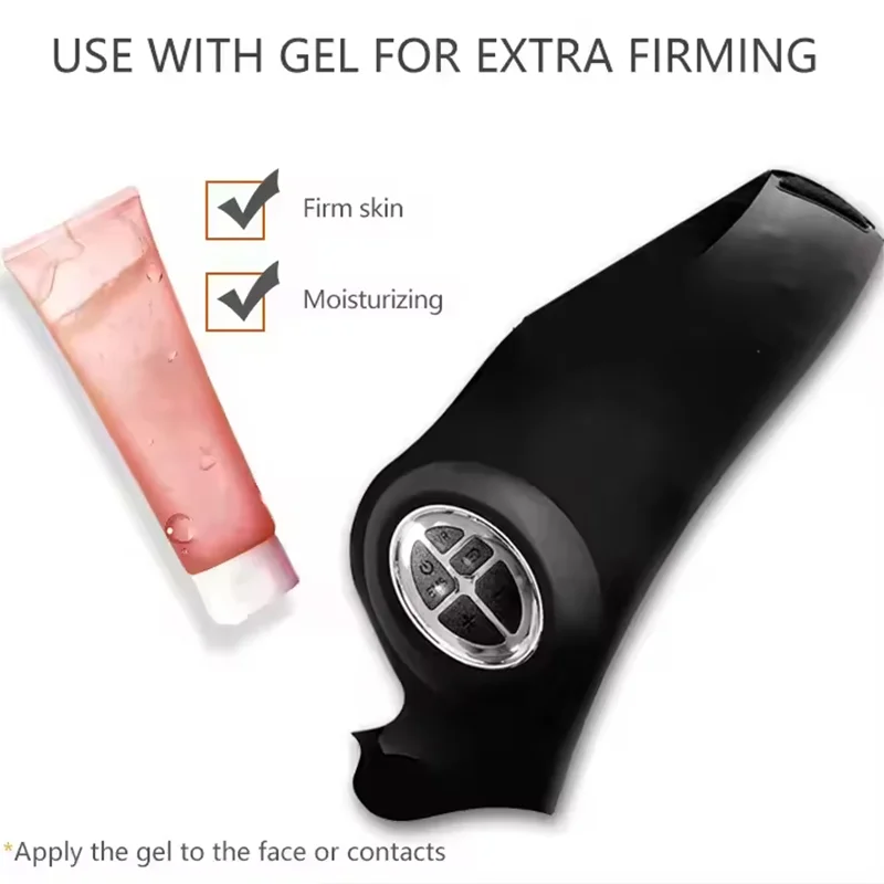 V フェイスリフティング EMS フェイシャルマスク赤青光療 - Galvanic Skin Sensor のレビューと価格