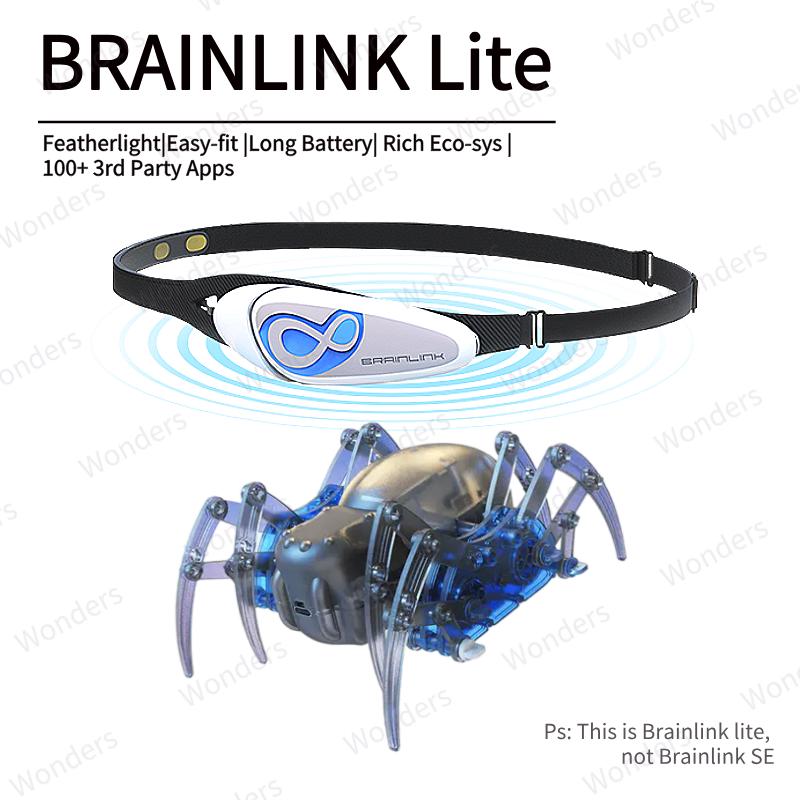 Brainlink Lite リモートコントロールスパイダー - Meditation Headband Eeg のレビューと価格