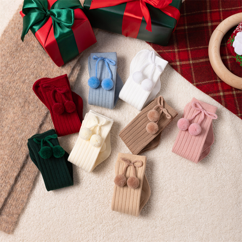 3 ペア/ロットベビーボールニーハイソックスソフトコットンキ - Baby Sock Oximeter のレビューと価格