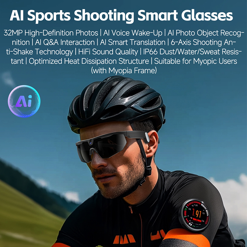 2026年新型スマートグラス サイクリング記録 800W H - Smart Glasses Lens のレビューと価格