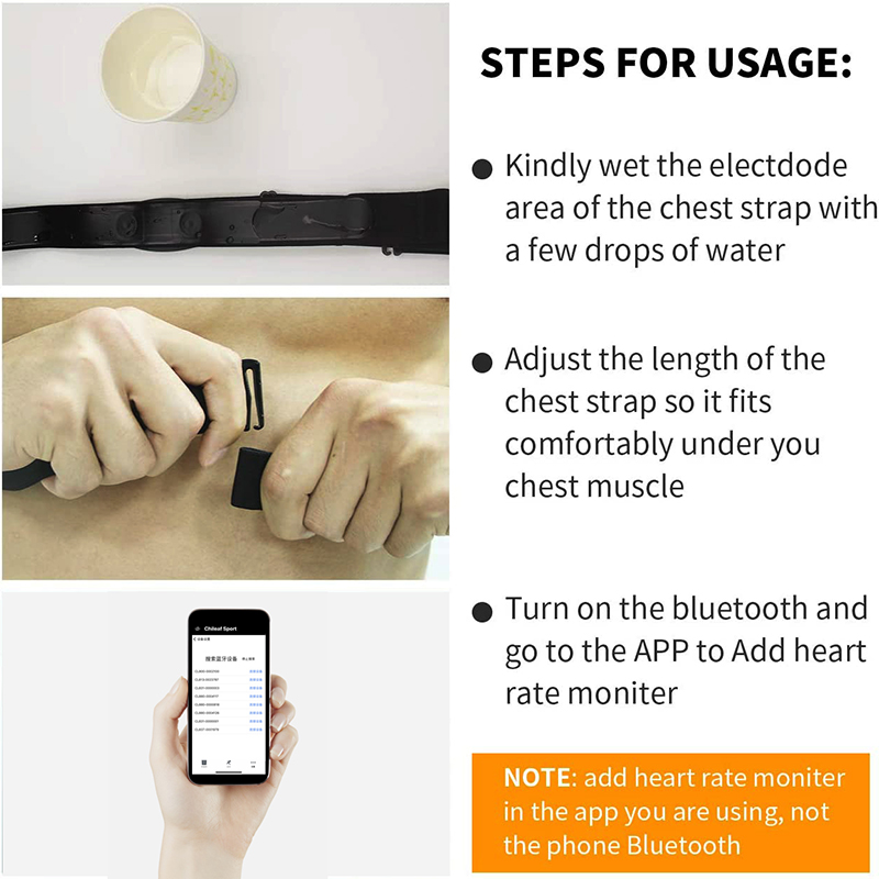 Fitcent-チェストストラップ,Bluetooth,5. - Breath Rate Monitor のレビューと価格
