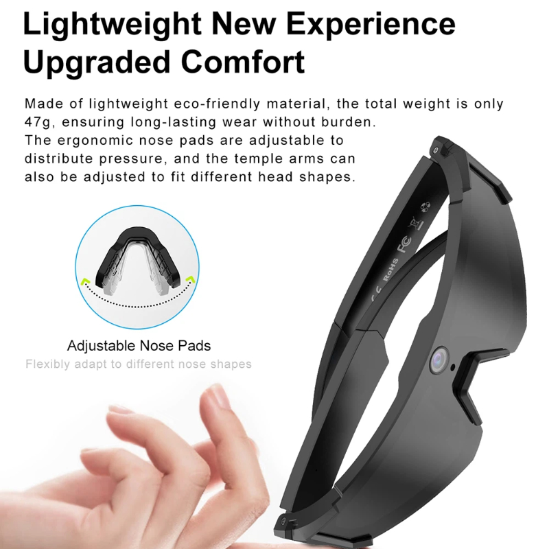 Mijia Al スマートグラス サイクリング ビデオ＆写真 - Smart Glasses Lens のレビューと価格