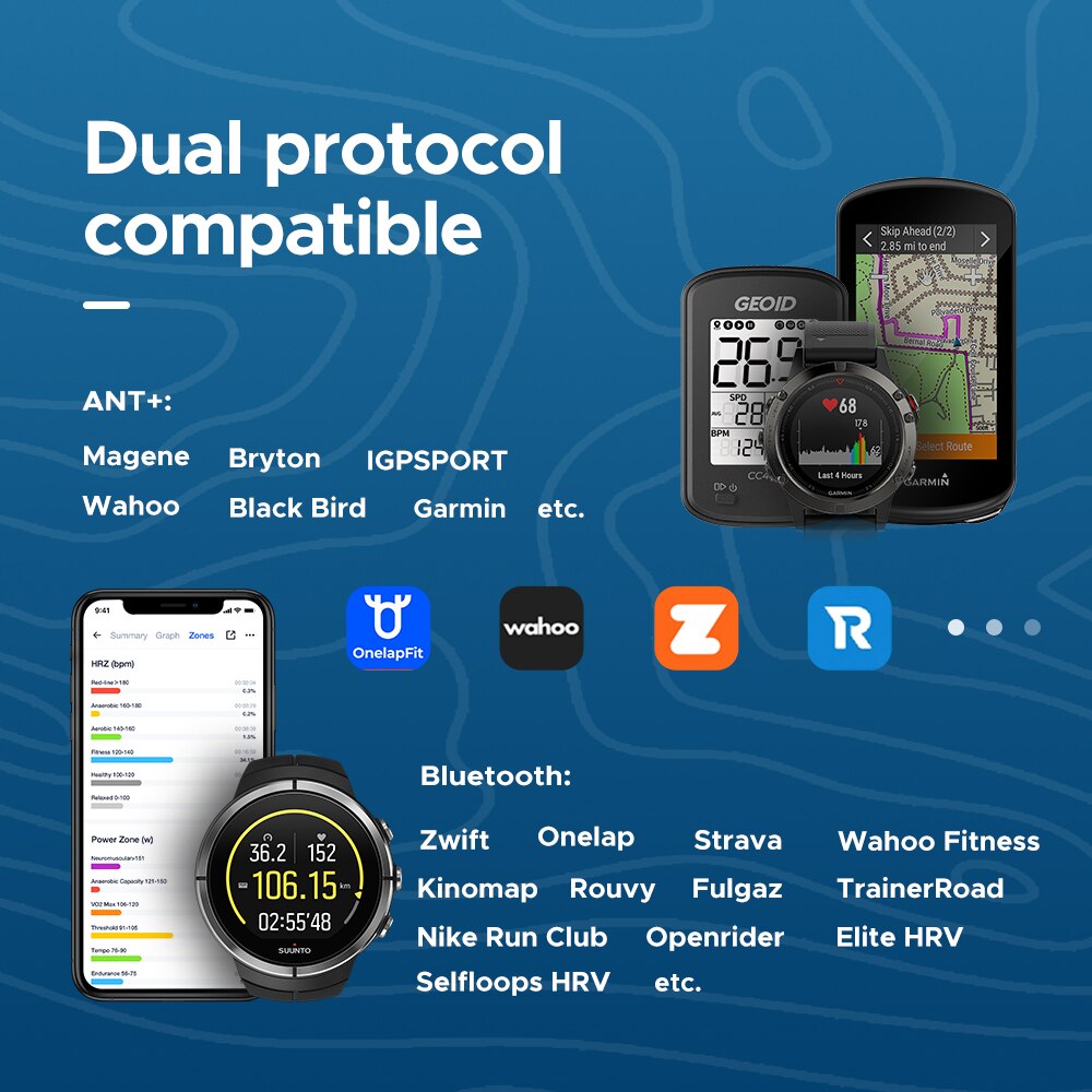 心拍数モニター,フィットネス機器,Bluetoothセンサー - Breath Rate Monitor のレビューと価格
