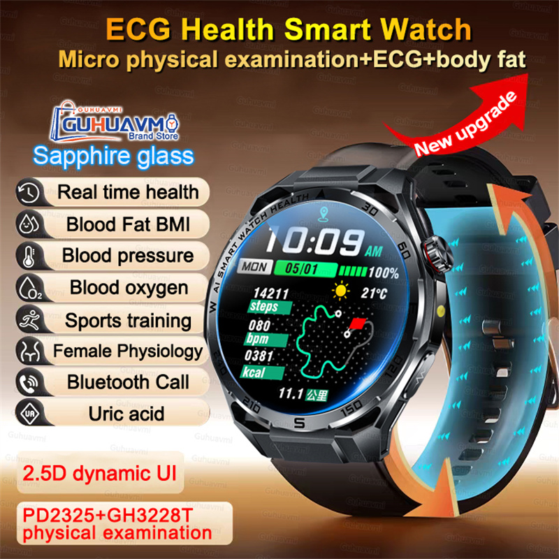 新しい血圧・尿酸・体脂肪スマートウォッチ、マイクロ身体検査、 - Fatigue Band Monitor のレビューと価格