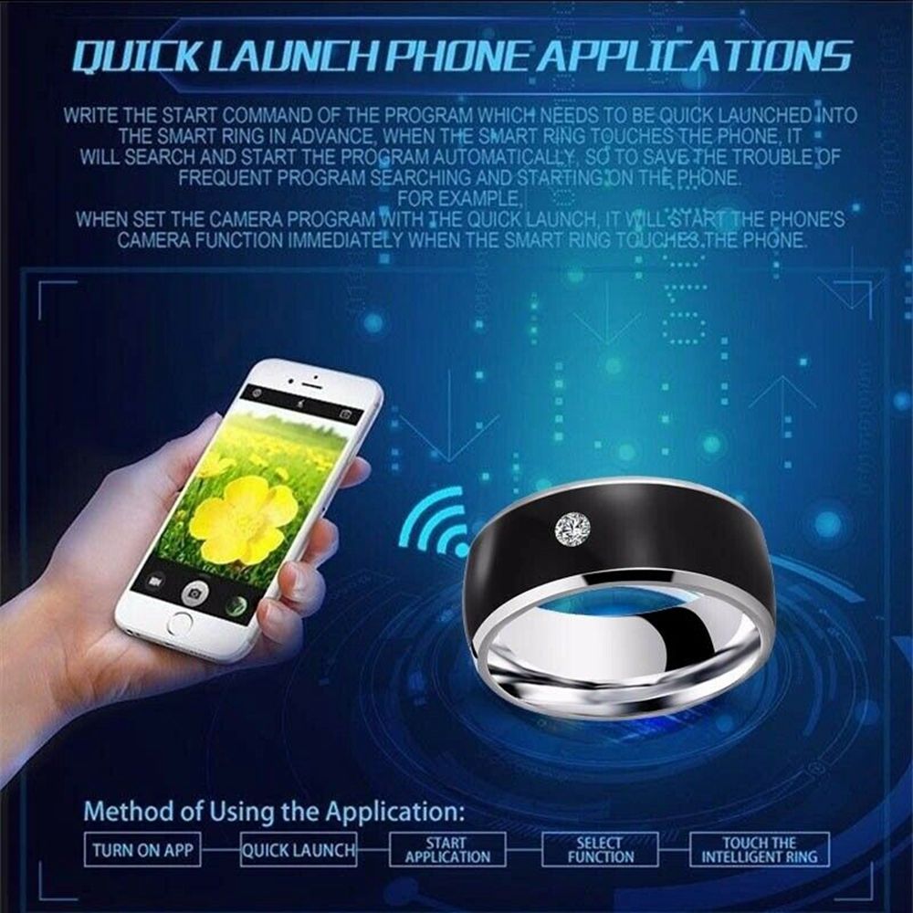 ファッション多機能テクノロジーインテリジェントウェアラブル接 - Smart Ring Nfc Pay のレビューと価格